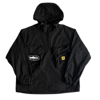 Corteiz Slant pocket military black jacket