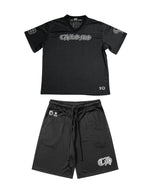 Chrome Hearts mesh football black set
