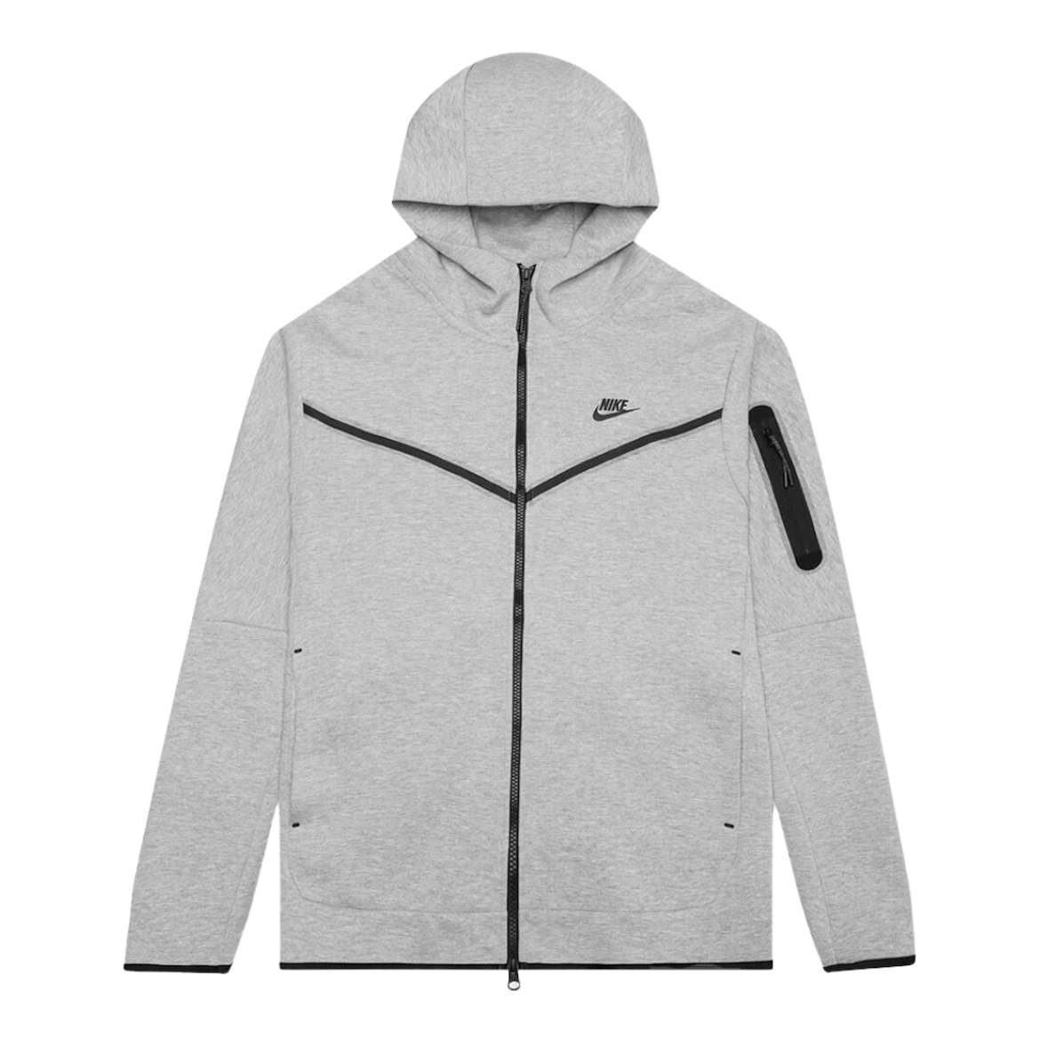 Nike Tech Fleece  Full-Zip Hoodie Grey