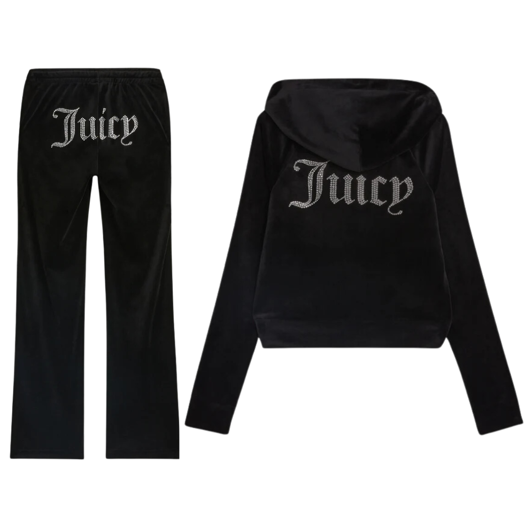 Women's Juicy Diamanté Velour Tracksuit