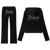 Women's Juicy Diamanté Velour Tracksuit