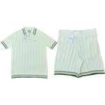 Casablanca Rib Boucle Polo Set's