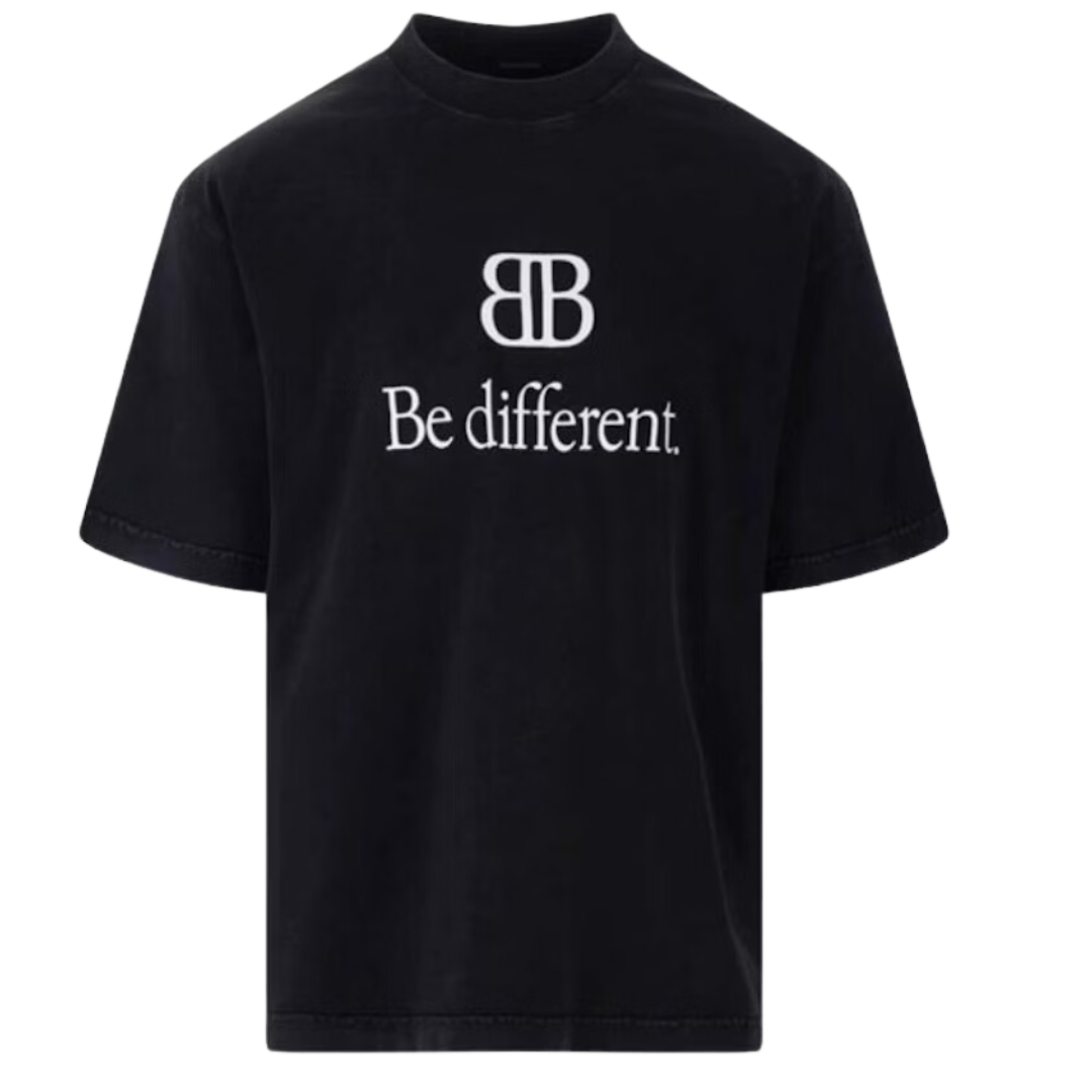 Balenciaga Be Different T-Shirt Black