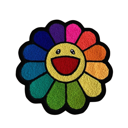 Takashi Murakami Flower Rug (Rainbow)