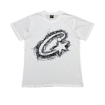 Corteiz C Star String Tee in white
