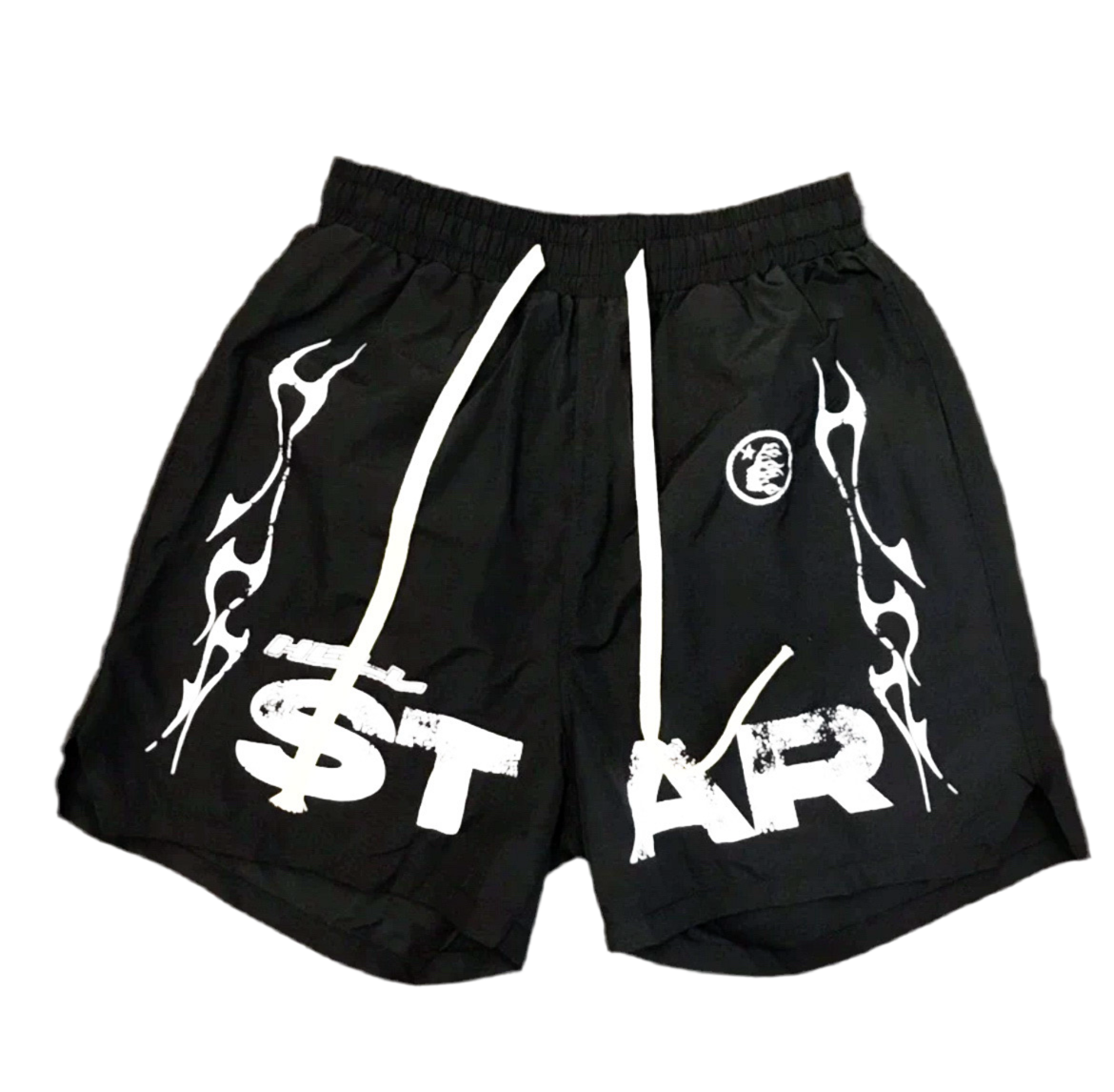 Hellstar Flame Graphic Shorts