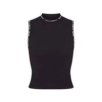 Women's Dolce & Gabbana X Skims Cotton Jersey Mock-neck Tank