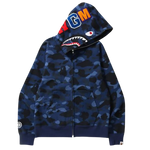 BAPE ABC Camo Shark Full Zip Hoodie (All colours)