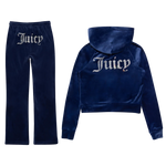 Women's Juicy Diamanté Velour Tracksuit