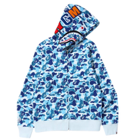 BAPE ABC Camo Shark Full Zip Hoodie (All colours)