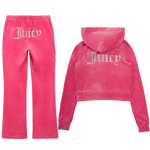 Women's Juicy Diamanté Velour Tracksuit