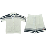 Casablanca Rib Boucle Polo Set's