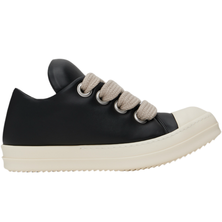 Rick Owens Porterville Jumbo Lace Padded Low Sneakers - Black