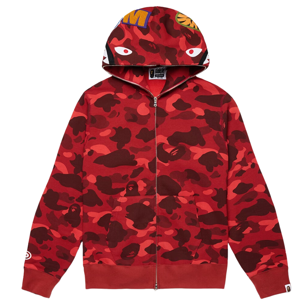 BAPE ABC Camo Shark Full Zip Hoodie (All colours)