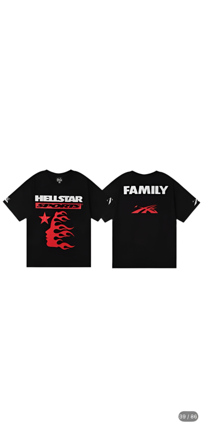 Hellstar Flame Sports Graphic Tee