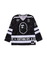 BAPE x Mitchell & Ness NHL LA hockey jersey