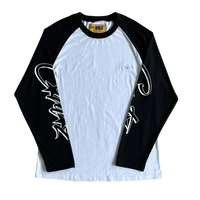 Corteiz  Contrast color shoulder long sleeve tee