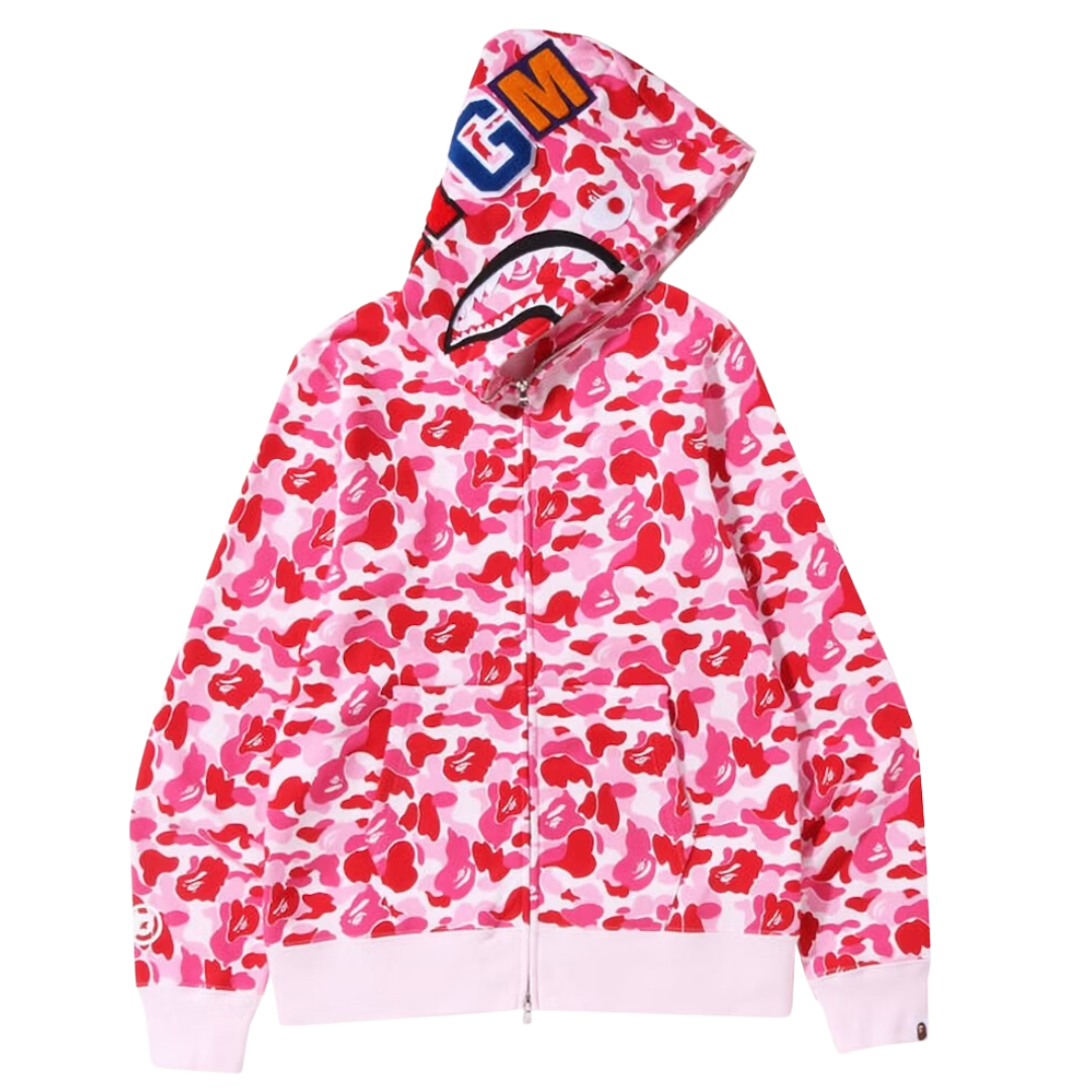 BAPE ABC Camo Shark Full Zip Hoodie (All colours)