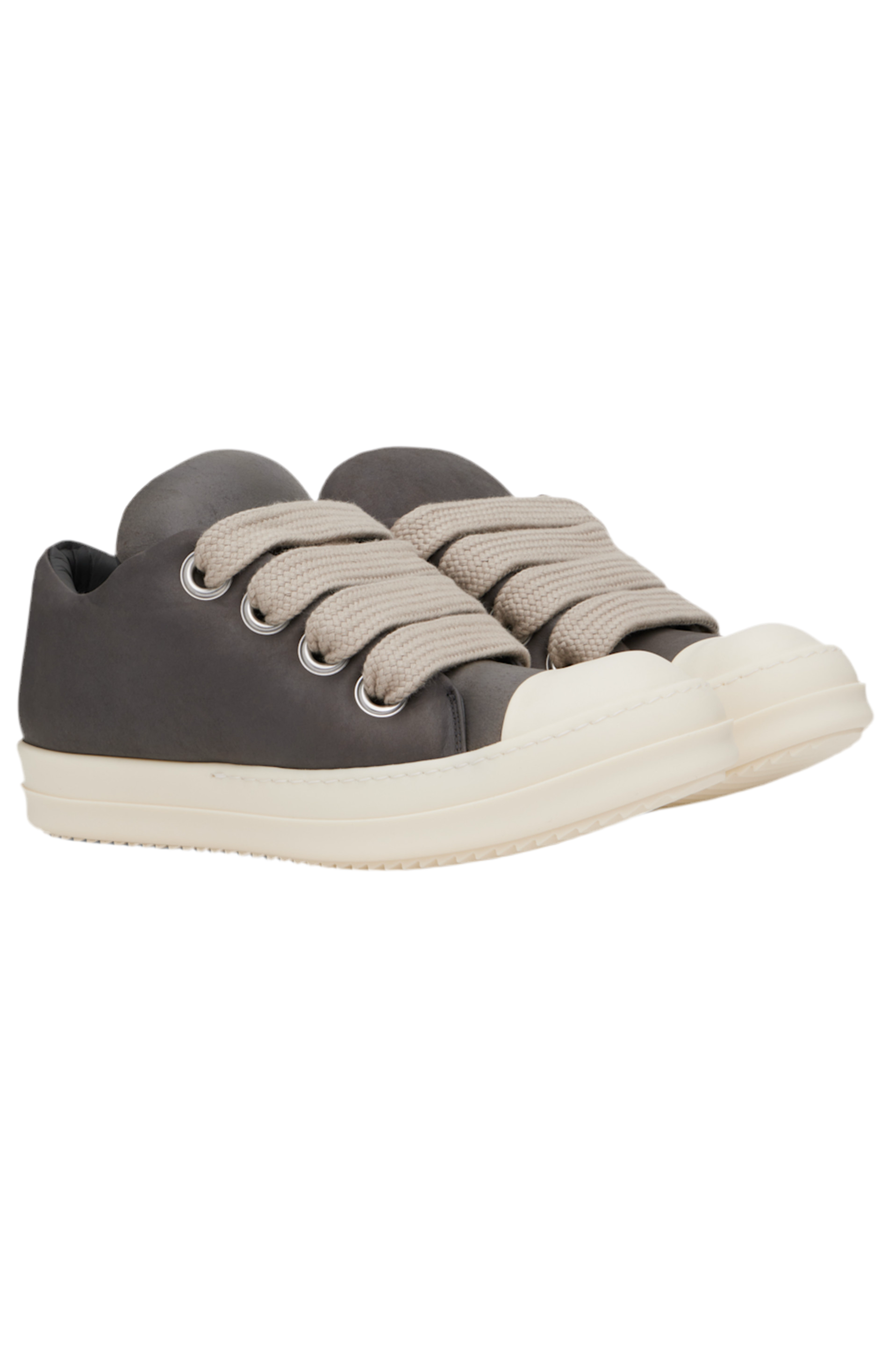 Rick Owens Porterville Jumbo Lace Padded Low Sneakers - Black