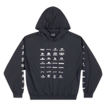 Balenciaga Archives Logos Hoodie