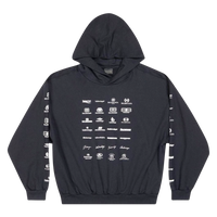 Balenciaga Archives Logos Hoodie