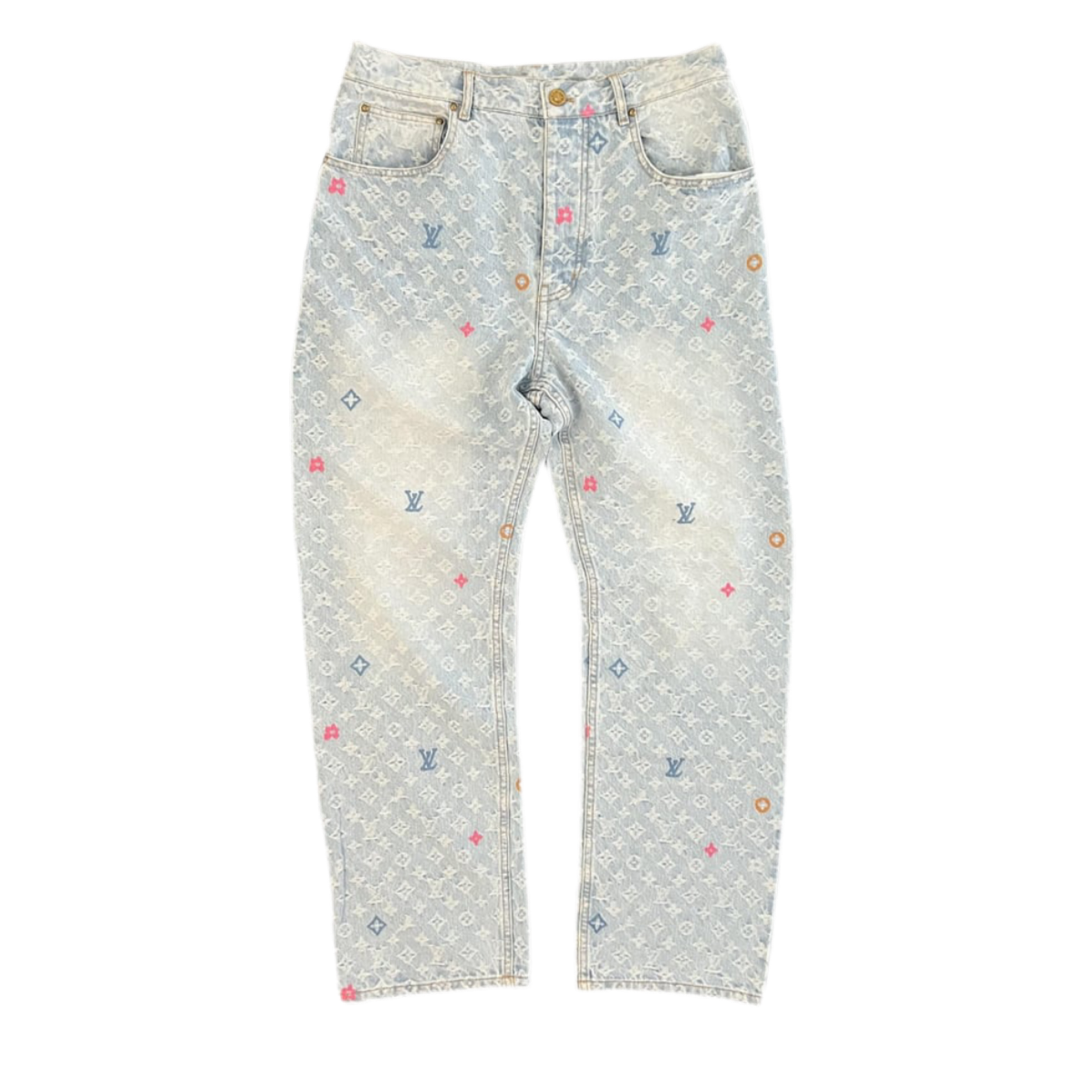 Louis Vuitton x Pharrell - Monogram Denim Pants Jeans FW23