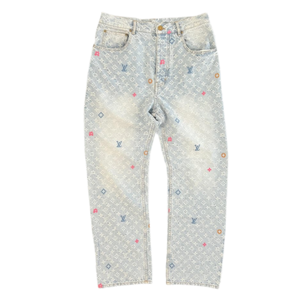 Louis Vuitton x Pharrell - Monogram Denim Pants Jeans FW23