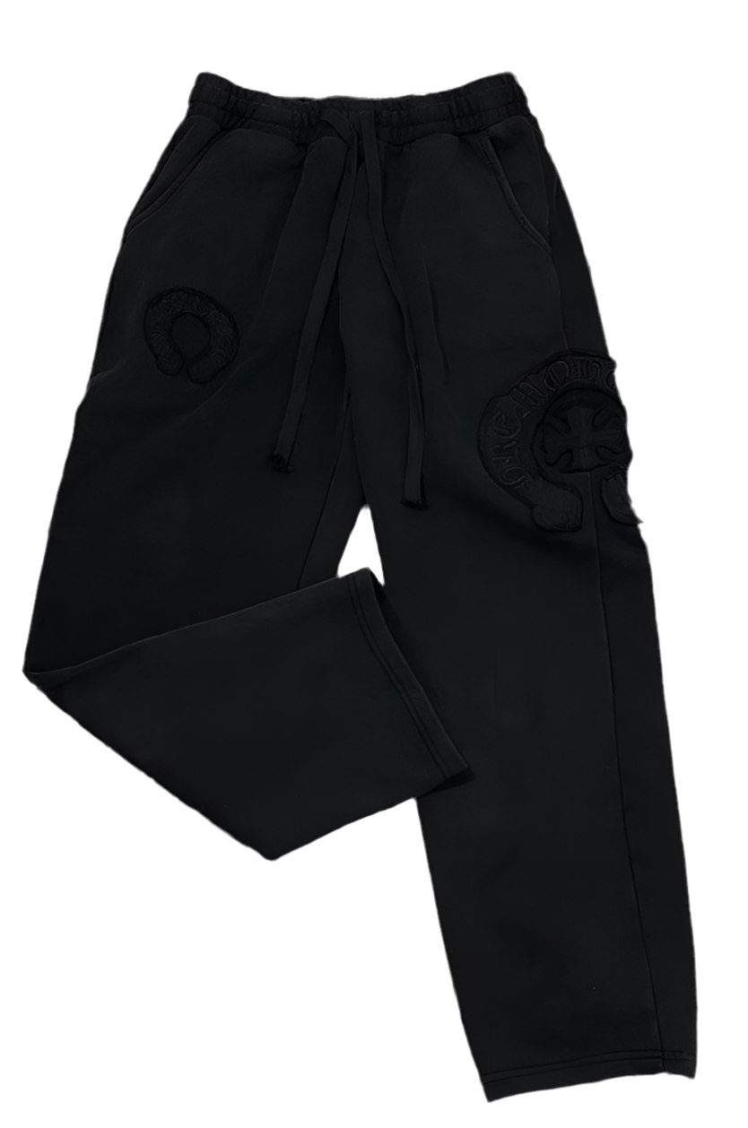 Chrome Hearts Horseshoe Sweatpants - Black