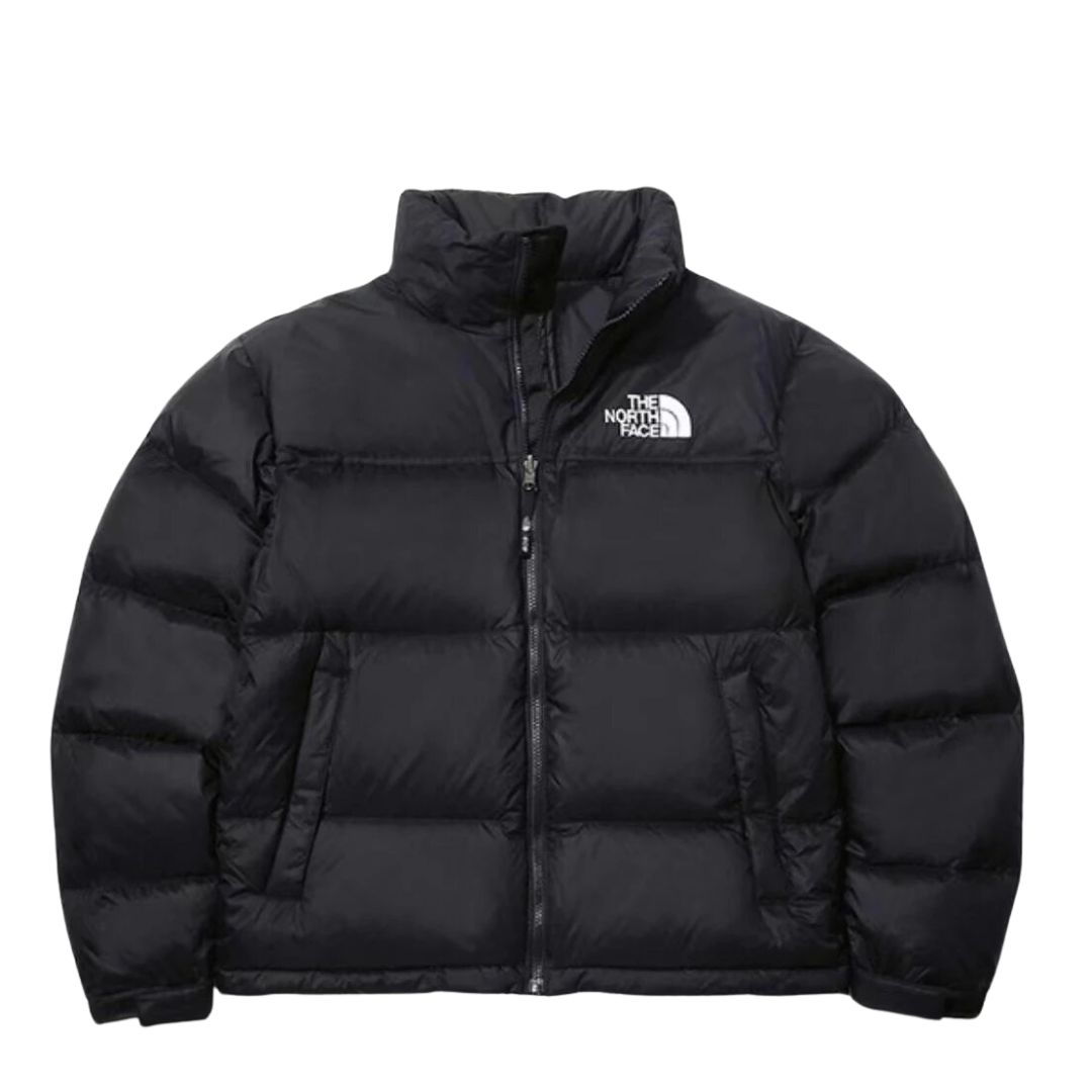 Retro North Face Nuptse down puffer jacket black