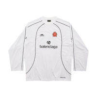 BALENCIAGA Paris Soccer Long Sleeve Oversized T-shirt