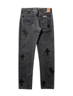 Chrome Hearts Vintage Levi’s Jeans Black