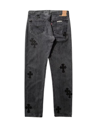 Chrome Hearts Vintage Levi’s Jeans Black
